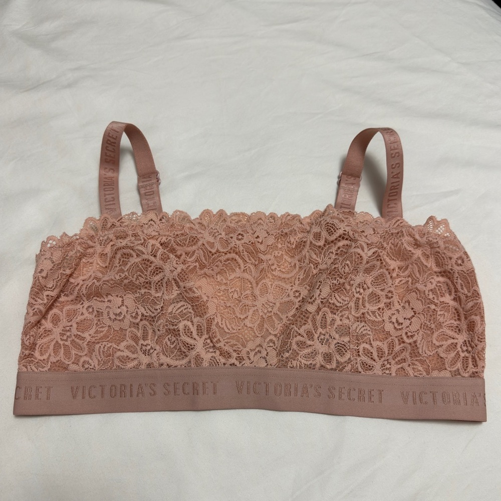 VICTORIA’S SECRET Pink Lace Bralette NWT